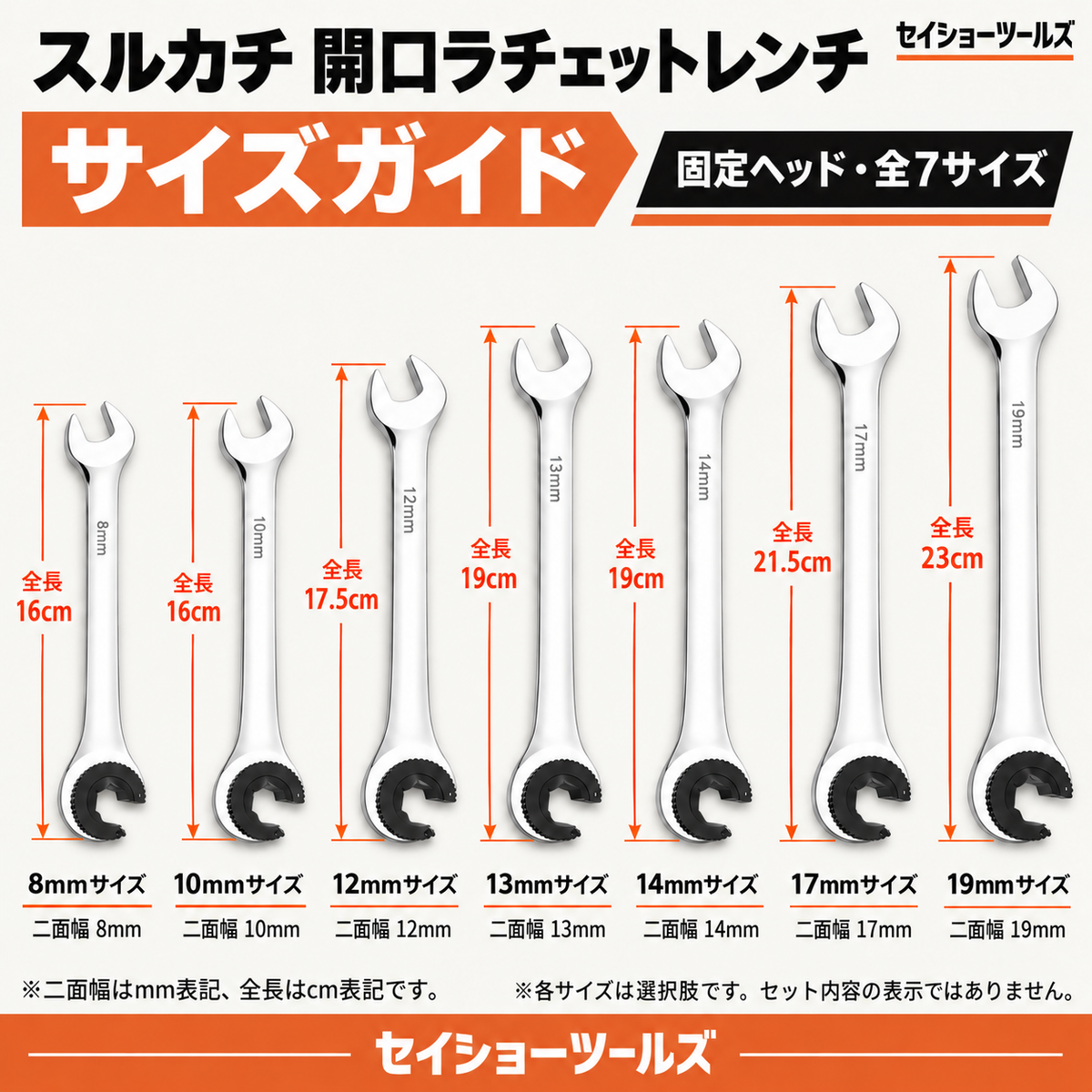 スルカチ 開口ラチェットレンチ