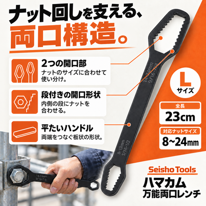 ハマカム 万能両口レンチ