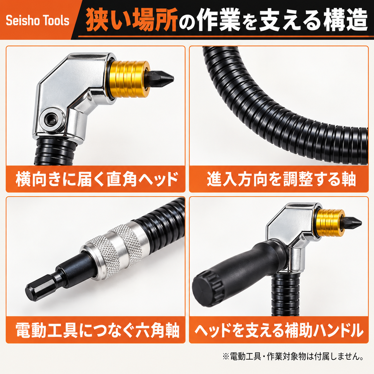 マグネットと補助ハンドル
